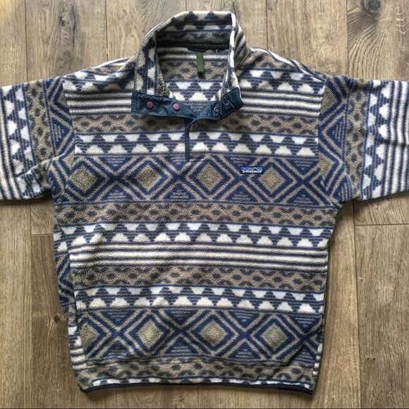 Patagonia Other - Vintage Patagonia Spring 97 Aztec Snap-T Synchilla
